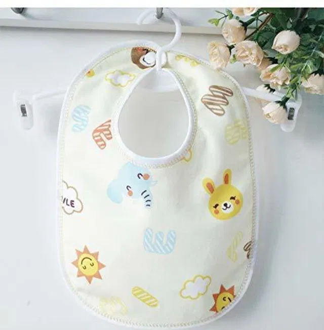 Vadhavan Fast Dry-Waterproof, SuperSoft Cotton , Elegant , Stylish Velcro bibs for babies