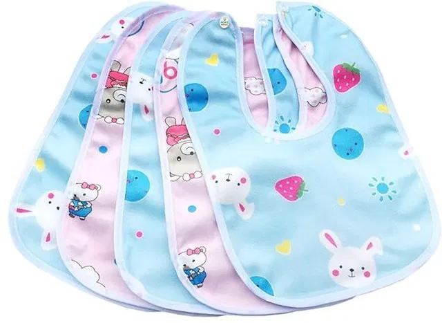 Vadhavan Double Layered Waterproof Bibs Pack Of 5