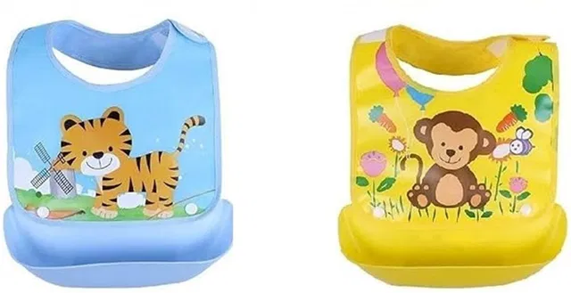 Atipriya Feeding Infants and Toddlers ,Waterproof, Spill Resistant Bibs ,Infant Apron (2)
