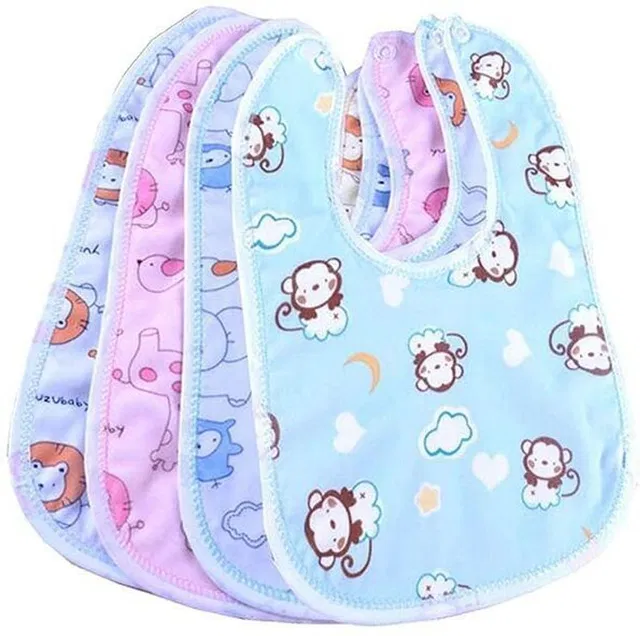 EMPOISON Waterproof baby bibs/aprins for the babies (PACK OF 4))