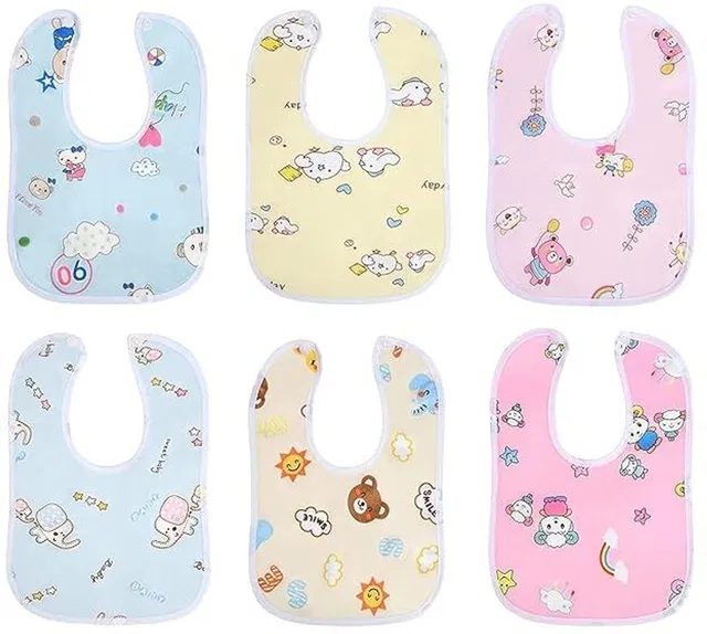 Riyansh New Born Water Resistant-Premium Super Soft Cotton Daily Use bibs
