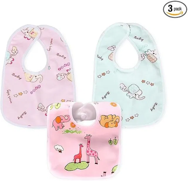 Vadhavan Apron Unisex Reusable Bibs Pack of 3