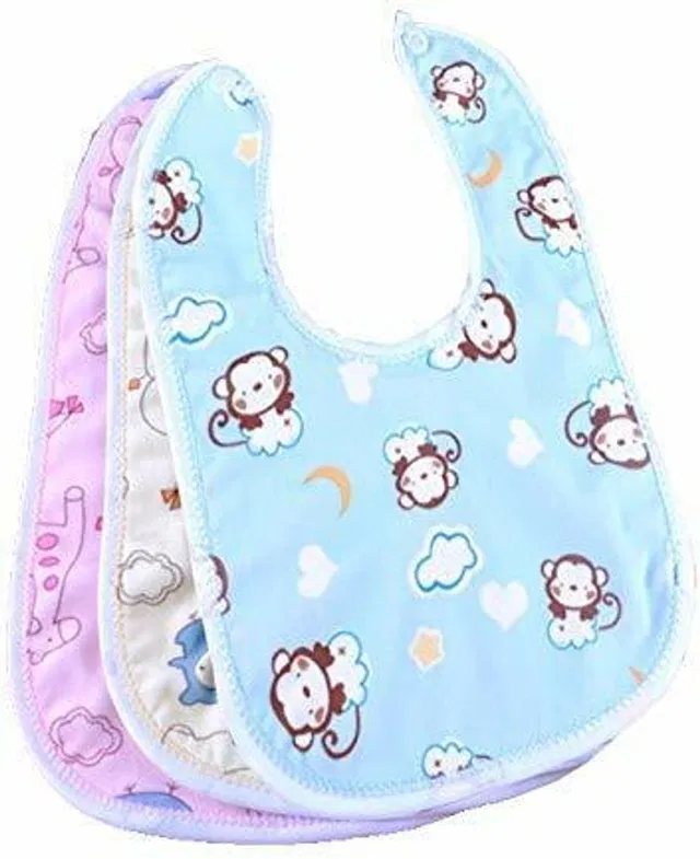 Fashtastic Baby Bibs Apron for Baby boy and Girl Assorted- Pack of 3