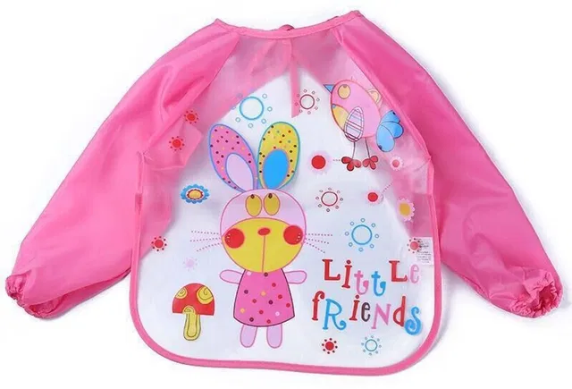MOMISY Waterproof Art Painting Apron Bib Full Sleeve for kids children Boys Girls