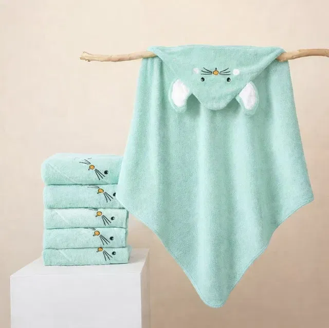 AKDC Microfiber, Cotton 400 GSM Hair, Beach, Sport, Bath, Face, Hand Towel