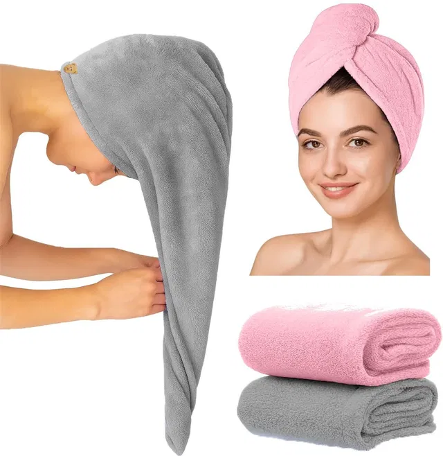 VoltGrid Microfiber 500 GSM Bath, Beach, Face, Hair Towel Set