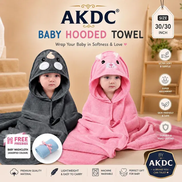 AKDC Microfiber 250 GSM Bath Towel Set
