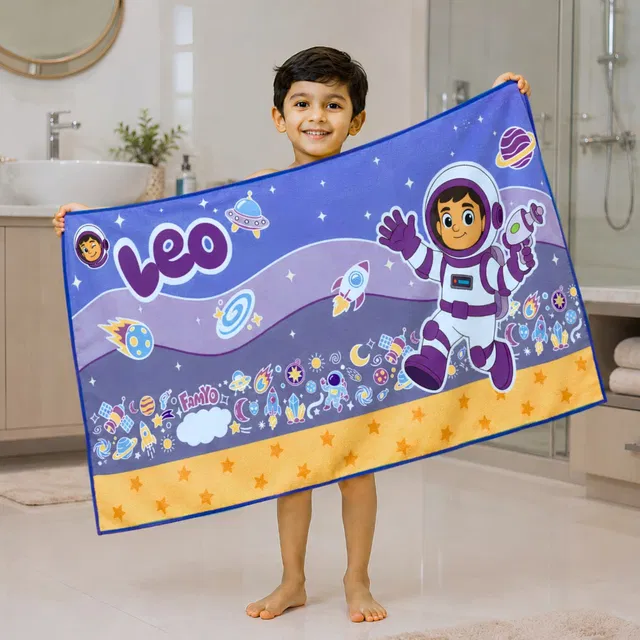Famyo Terry Cotton 230 GSM Bath, Hair Towel