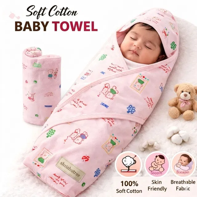 SHISHUTREE Cotton 200 GSM Bath Towel