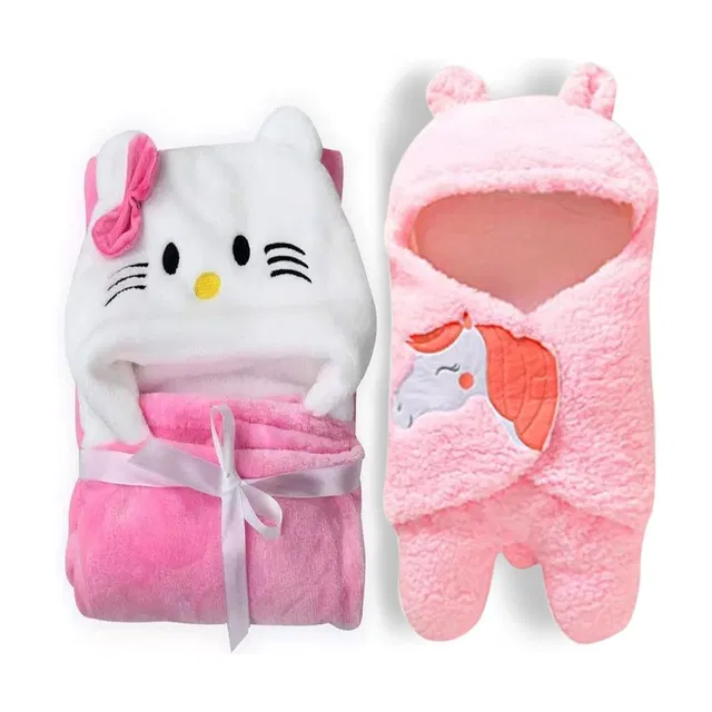 BABY ZONE Microfiber 400 GSM Bath Towel Set