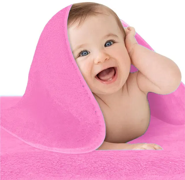 SK NAREN Checkered Double Hooded Baby Blanket for  AC Room