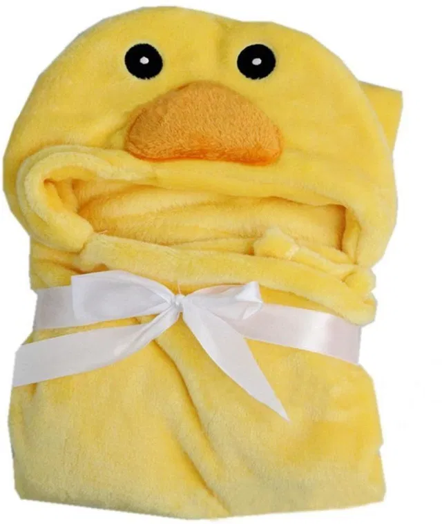 BRANDONN Animal Single Hooded Baby Blanket for  AC Room
