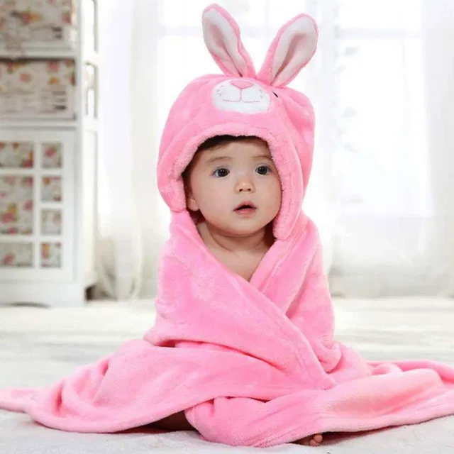 BABY ZONE Embroidered Crib Hooded Baby Blanket for  Heavy Winter