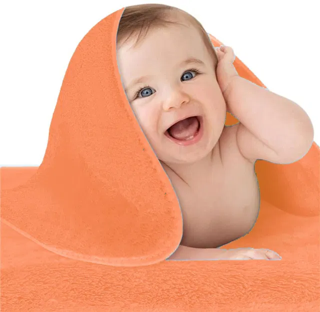 SK NAREN Checkered Double Hooded Baby Blanket for  AC Room