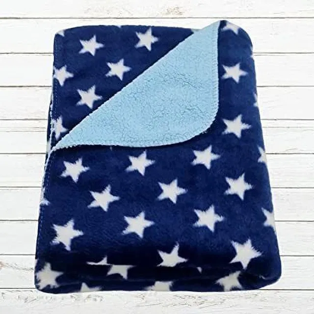 BABY ZONE Printed Crib Hooded Baby Blanket for  AC Room