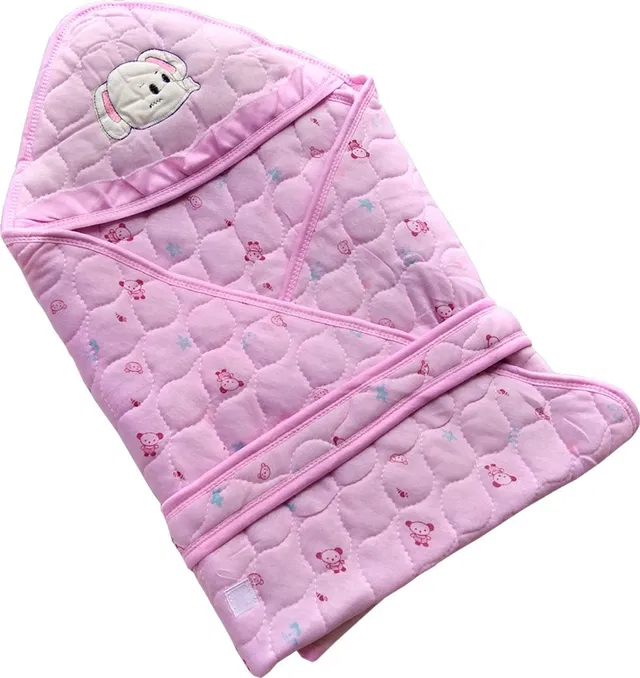 Ambiaim International Cartoon, Printed Single Hooded Baby Blanket for  Mild Winter