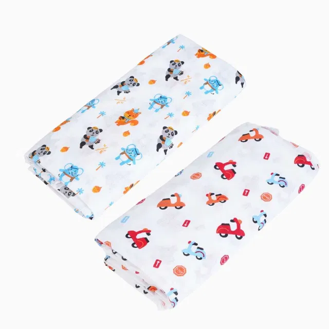 kin & tin home textiles Cotton 120 GSM Bath Towel Set