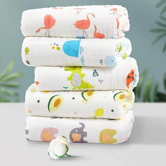 Wolpin Cotton 300 GSM Bath Towel Set