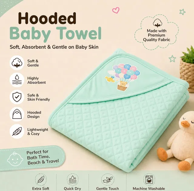 BabyCottonClub Cotton 265 GSM Face Towel