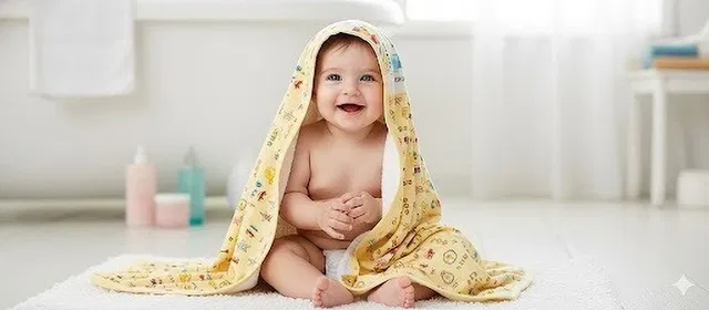 Baby Inn Cotton 200 GSM Bath Towel