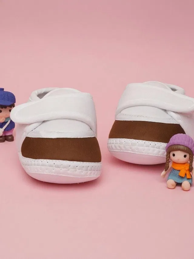Neska Moda 6 To 12 Months Baby Boys & Baby Girls Cute Soft Cotton Pre-Walker Sports Booties