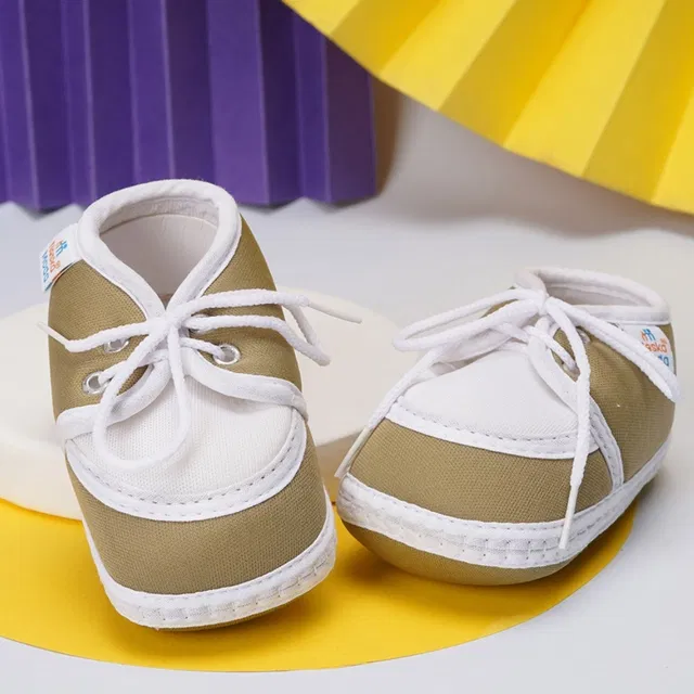 Neska Moda 3 To 12 Months Baby Boys & Baby Girls Cute Soft Cotton Pre-Walker Lace Booties