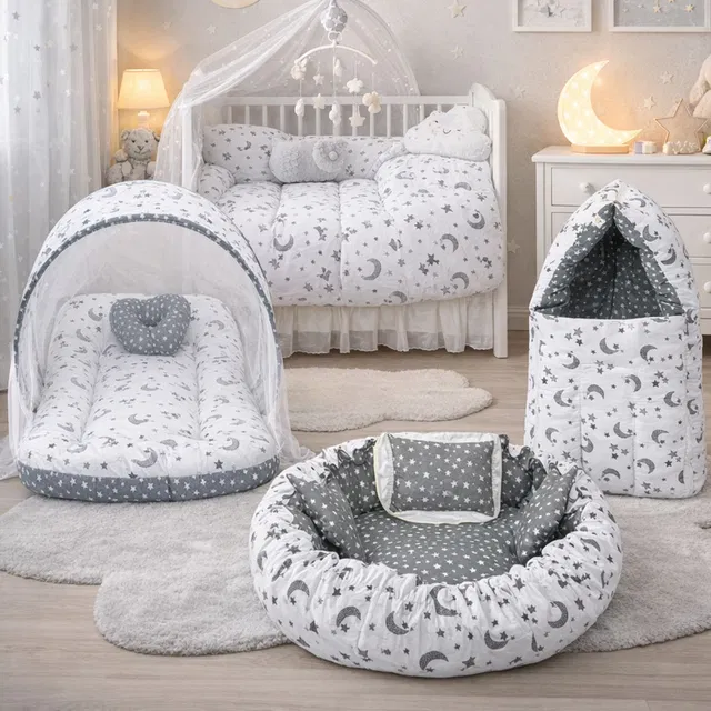 Miss & Chief by Flipkart Cotton Baby Bed Sized Bedding Set