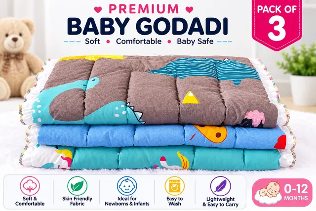 HOKARD Cotton Baby Bed Sized Bedding Set