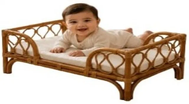 K A OUTDOOR FURNITURE Baby Photoshoot Bed With Cushion baby Newborn Photography Crib