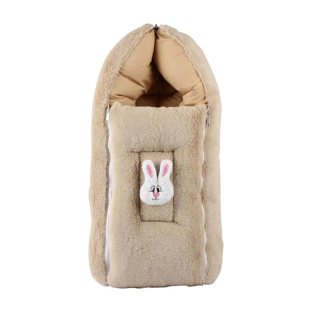 VoiDrop Baby Carrying & Sleeping Bag, Bedding For Babies 0-6 Months 3 in 1 Bed Solid