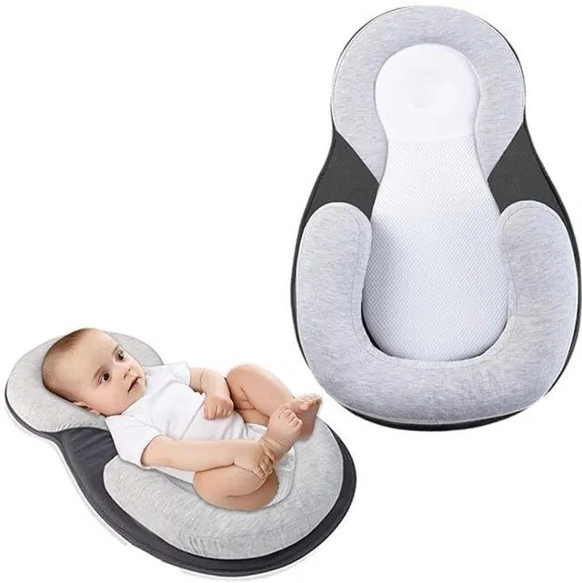 pqri New-Born Bαby Sleep PosᎥtᎥonᎥng PᎥllow Bαby Sleep PosᎥtᎥonᎥng PᎥllow BABY SHAPING PILLOW