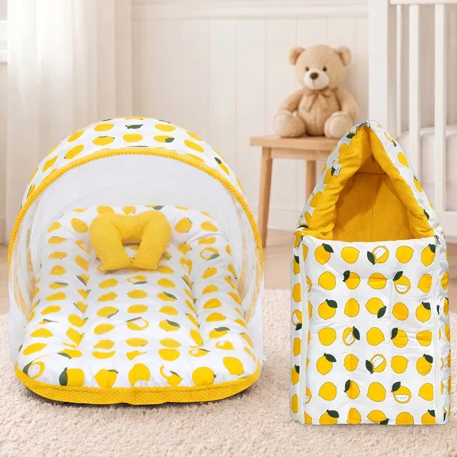 Miss & Chief Polycotton Baby Bed Sized Bedding Set