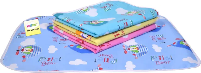 Kwitchy Nappy Changing Mat Waterproof Bed Protector Dry Sheet (0-6 Months) standard Crib