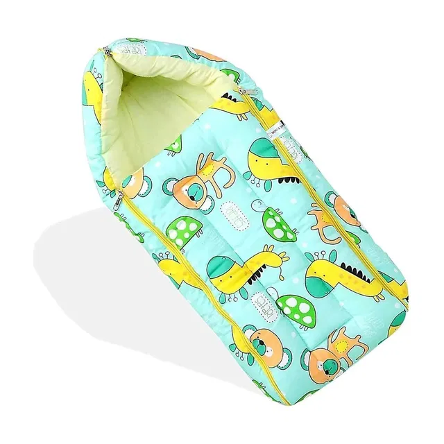 Jantrex Baby Bed, Sleeping Bag & Carry Nest, Cotton Baby Bedding for New Born swing swing pink line