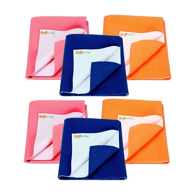 Oyo Baby Gift Set For New Born Baby (6 Baby Bed Protector Waterproof Dry Sheet)
