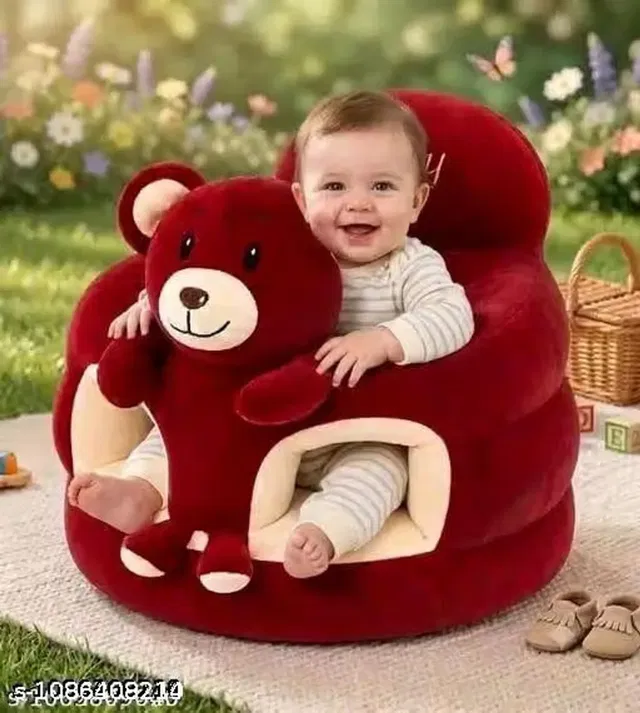 TUCKOO TUCKOO_RED BEAR BABY SOFA ANIMAL DESIIGN