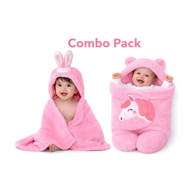 BRANDONN Fleece Baby Bed Sized Bedding Set