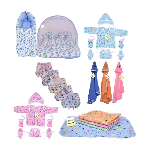 Kwitchy New Born Baby Care Essential Bedding Set Combo standard Crib