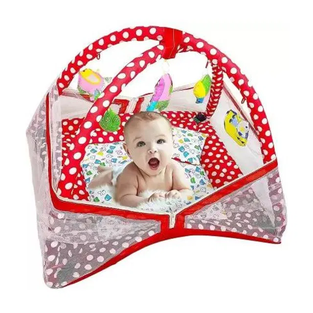 KIRADAY New born Baby bedding set With Mosquito Net And Pillow Bed Box Crib
