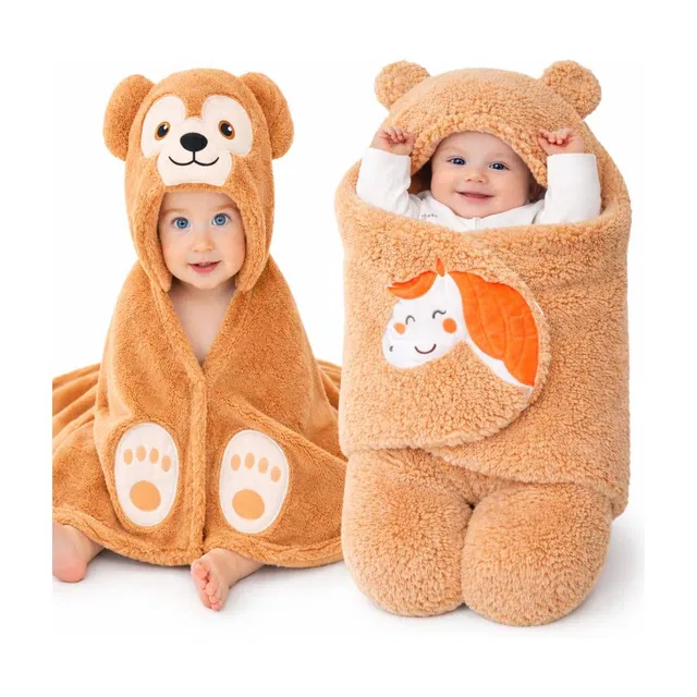 BRANDONN Fleece Baby Bed Sized Bedding Set