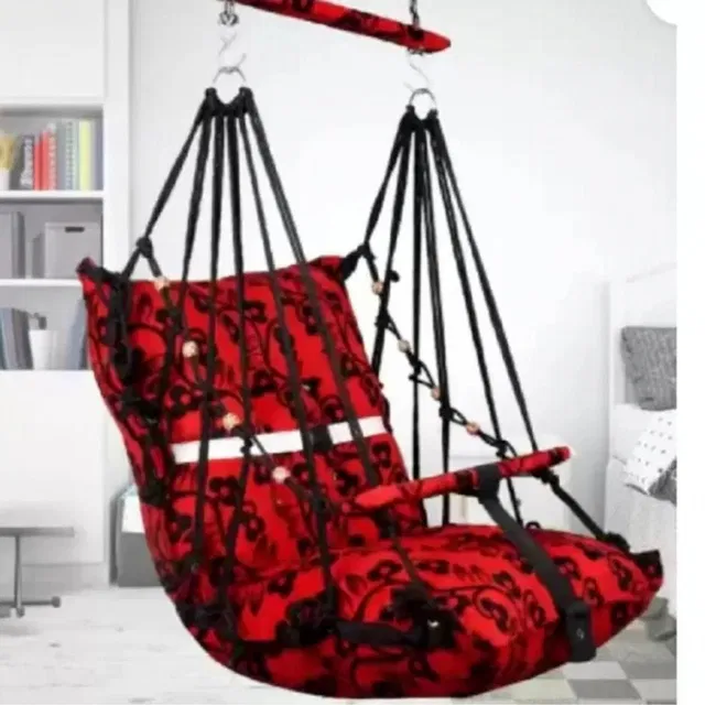 Thakkar Single Seater Swing and Baby Jhula With sefty belt for 0-3 Years Years Kids CRIB JULA