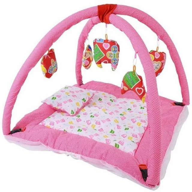 Chote Janab Baby Play Gym with mosquito Net Mosquito Net Crib