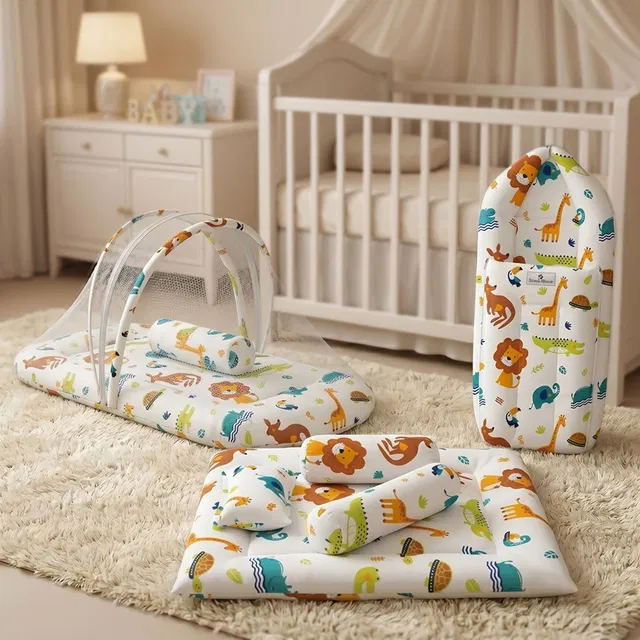 StarAndDaisy Cotton Baby Bed Sized Bedding Set