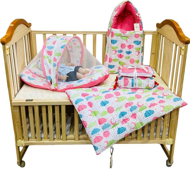Miss & Chief Polycotton Baby Bed Sized Bedding Set