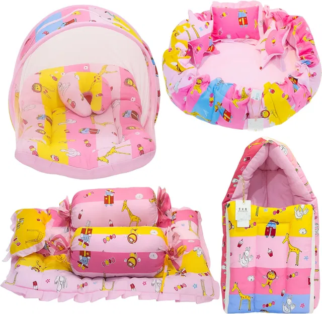 Fareto Cotton Baby Bed Sized Bedding Set