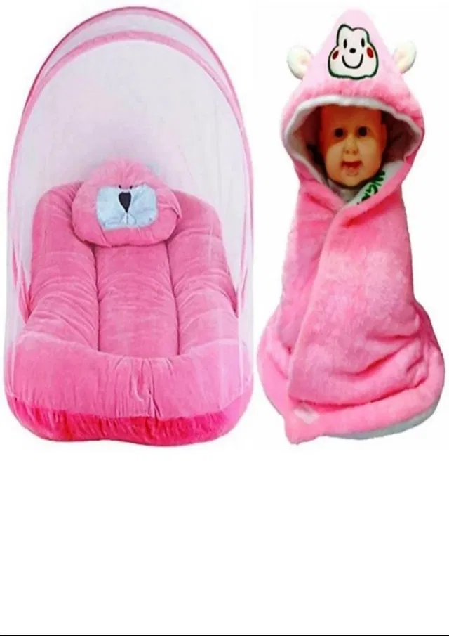 Rylie Nylon Baby Bed Sized Bedding Set