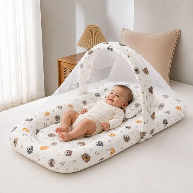 JBcom Cotton Baby Bed Sized Bedding Set