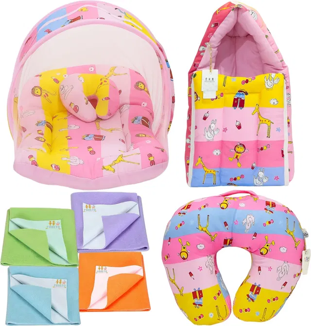 Miss & Chief Polycotton Baby Bed Sized Bedding Set