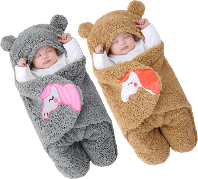 BRANDONN Fleece Baby Bed Sized Bedding Set