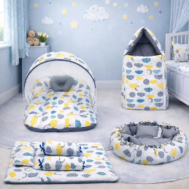 Miss & Chief Cotton Baby Bed Sized Bedding Set